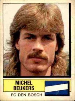 1988 Panini Voetbal 88 #058 Michel Beukers