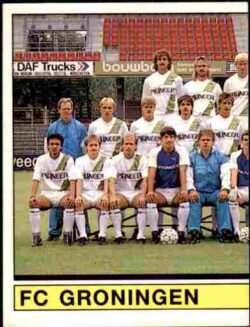 1988 Panini Voetbal 88 #132 FC Groningen Team Photo 1-2