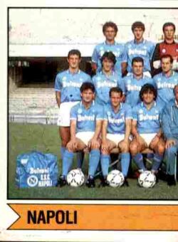 1988 Panini Voetbal 88 #415 Napoli Team Photo 1-2