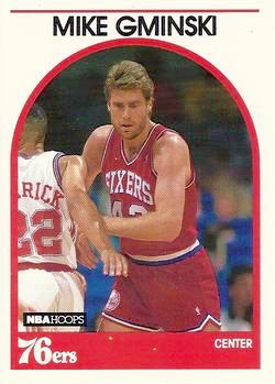 1989-90 Hoops Basketball #033 Mike Gminski