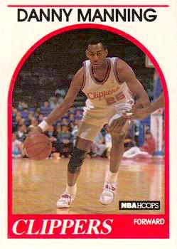 1989-90 Hoops Basketball #040 Danny Manning