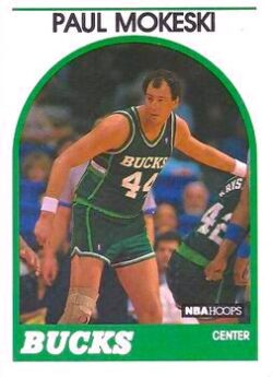 1989-90 Hoops Basketball #042 Paul Mokeski