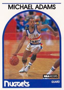 1989-90 Hoops Basketball #052 Michael Adams