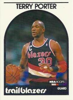 1989-90 Hoops Basketball #105 Terry Porter