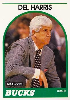 1989-90 Hoops Basketball #126 Del Harris