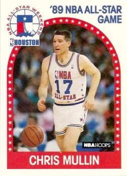 1989-90 Hoops Basketball #230 All-Star Chris Mullin