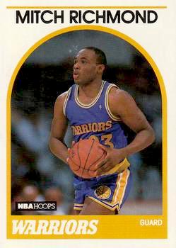 1989-90 Hoops Basketball #260 Mitch Richmond