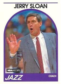 1989-90 Hoops Basketball #267 Jerry Sloan