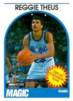 1989-90 Hoops Basketball #302 Reggie Theus