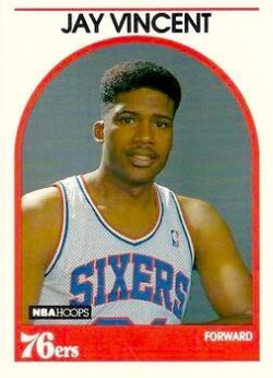 1989-90 Hoops Basketball #345 Jay Vincent