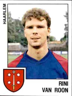 1989 Panini Voetbal 89 #102 Rini van Roon