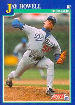 1991 Score Baseball Series 1 #029 Jay Howell