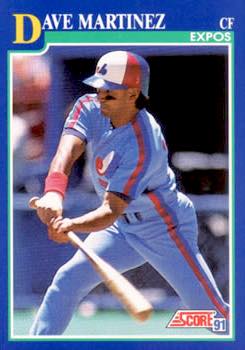 1991 Score Baseball Series 1 #082 Dave Martinez