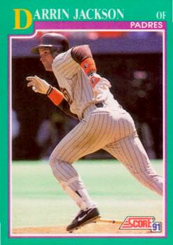 1991 Score Baseball Series 1 #169 Darrin Jackson