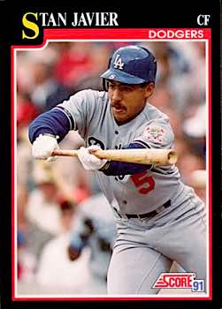 1991 Score Baseball Series 1 #281 Stan Javier