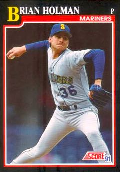 1991 Score Baseball Series 1 #285 Brian Holman