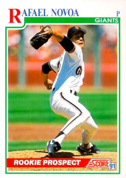 1991 Score Baseball Series 1 #366 Rafael Novoa