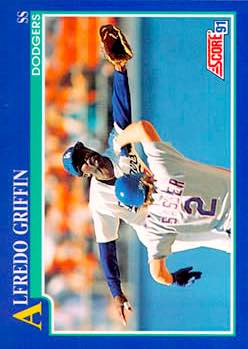 1991 Score Baseball Series 2 #442 Alfredo Griffin