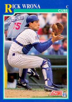 1991 Score Baseball Series 2 #519 Rick Wrona