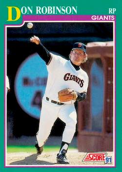 1991 Score Baseball Series 2 #639 Don Robinson