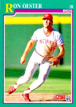 1991 Score Baseball Series 2 #651 Ron Oester