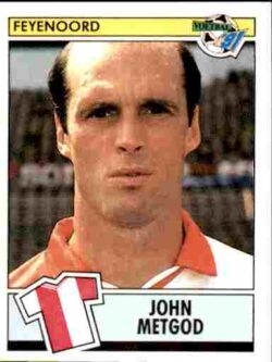 1991 Panini Voetbal 91 #037 John Metgod