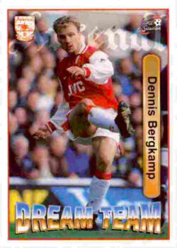 1997-98 Futera Arsenal Fans Selection #66 Dennis Bergkamp