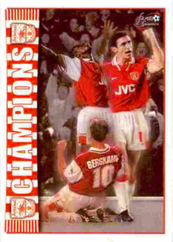 1997-98 Futera Arsenal Fans Selection #75 Champions