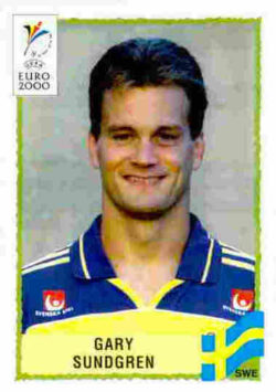 2000 Panini Euro 2000 #127 Gary Sundgren