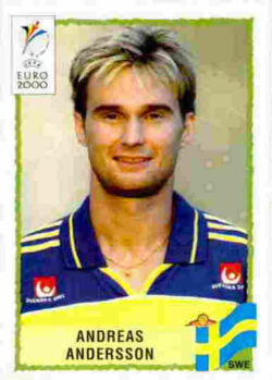 2000 Panini Euro 2000 #135 Andreas Andersson