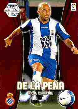 2007-08 Panini La Liga Megacracks #373 De la Peña