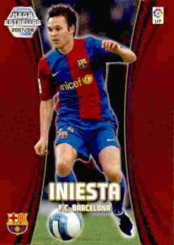 2007-08 Panini La Liga Megacracks #376 Andrés Iniesta