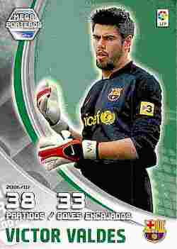 2007-08 Panini La Liga Megacracks #392 Victor Valdes