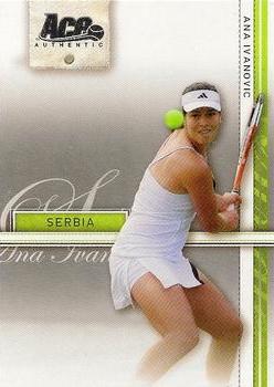 2007 Ace Authentic Tennis #003 Ana Ivanovic