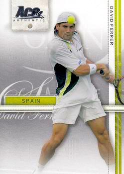 2007 Ace Authentic Tennis #010 David Ferrer