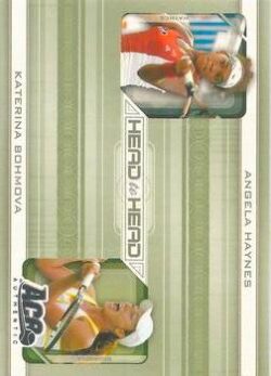 2007 Ace Authentic Tennis #HH-1 Head to Head Haynes-Bohmova