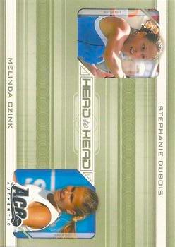 2007 Ace Authentic Tennis #HH-2 Head to Head Dubois-Czink