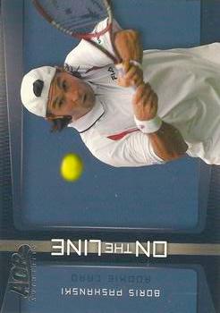 2007 Ace Authentic Tennis #OL-12 On the Line Boris Pashanski