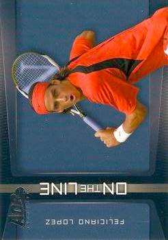 2007 Ace Authentic Tennis #OL-13 On the Line Feliciano Lopez