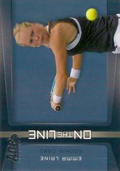 2007 Ace Authentic Tennis #OL-14 On the Line Emma Laine