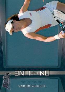 2007 Ace Authentic Tennis #OL-16 On the Line Tiffany Dabek