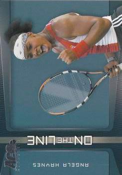 2007 Ace Authentic Tennis #OL-2 On the Line Angela Haynes