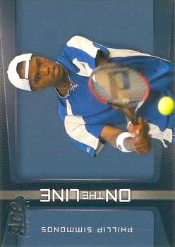 2007 Ace Authentic Tennis #OL-7 On the Line Phillip Simmonds