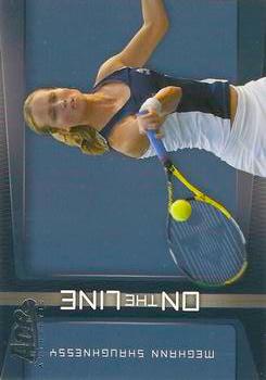 2007 Ace Authentic Tennis #OL-9 On the Line Meghann Shaughnessy