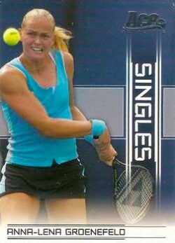 2007 Ace Authentic Tennis #SI-1 Singles Anna-Lena Groenefeld