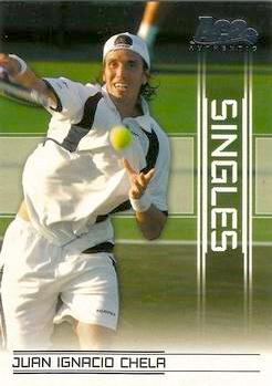 2007 Ace Authentic Tennis #SI-10 Singles Juan Ignacio Chela