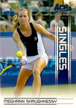 2007 Ace Authentic Tennis #SI-12 Singles Meghann Shaughnessy