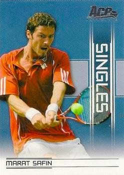 2007 Ace Authentic Tennis #SI-17 Singles Marat Safin