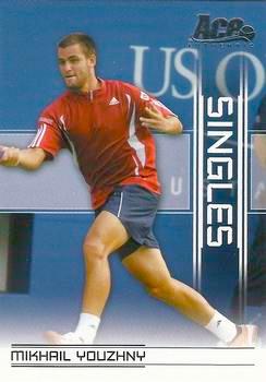 2007 Ace Authentic Tennis #SI-18 Singles Mikhail Youzhny