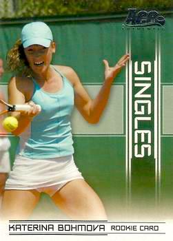 2007 Ace Authentic Tennis #SI-19 Singles Katerina Bohmova